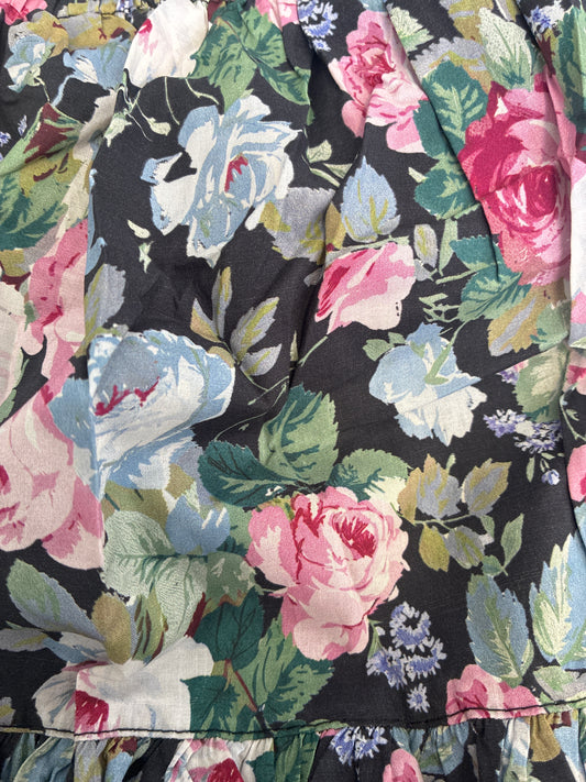 Tiered Victoria Maxi Skirt - Vintage Black