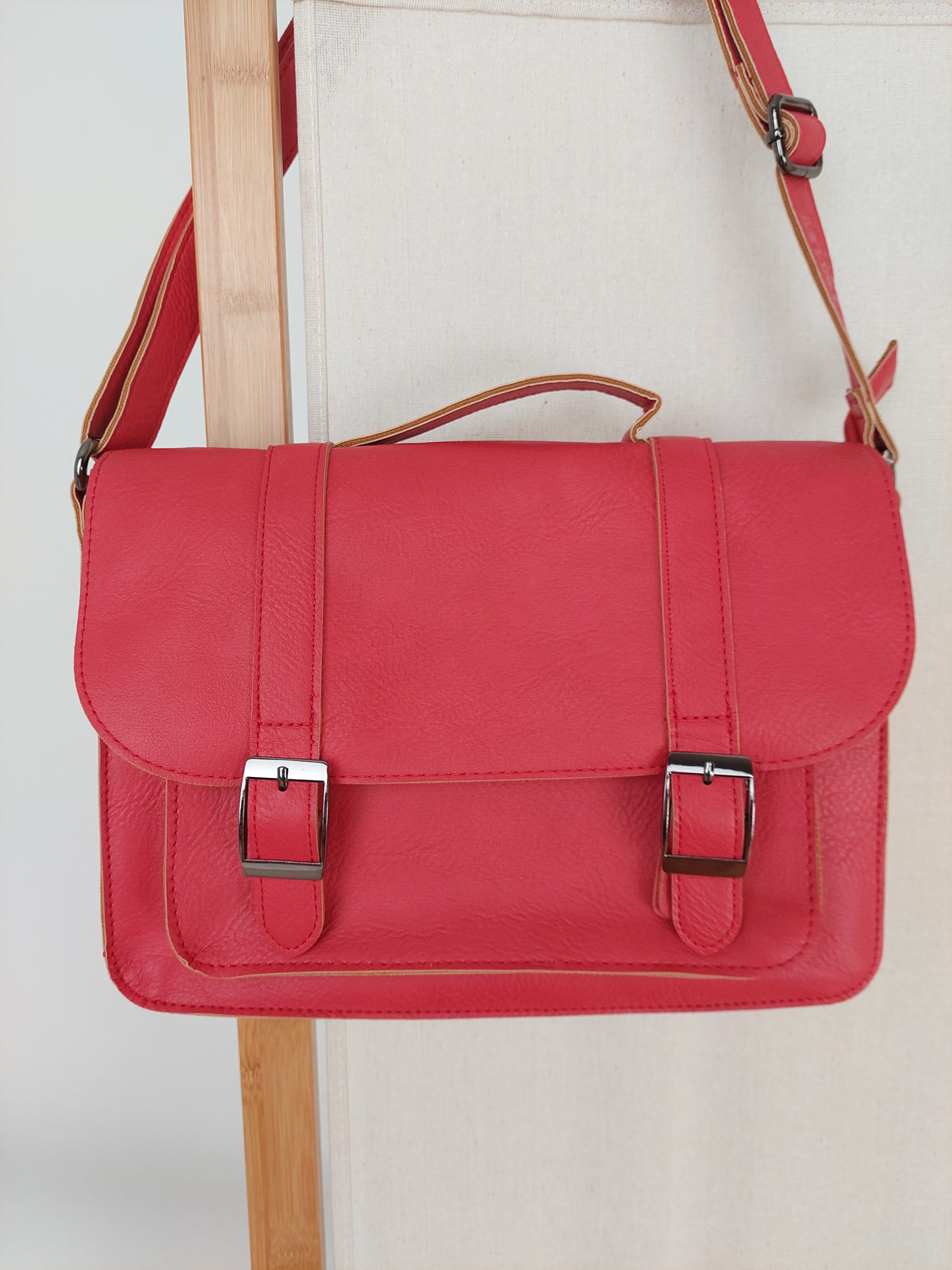 Primary School Bag - P Y O Raspberry