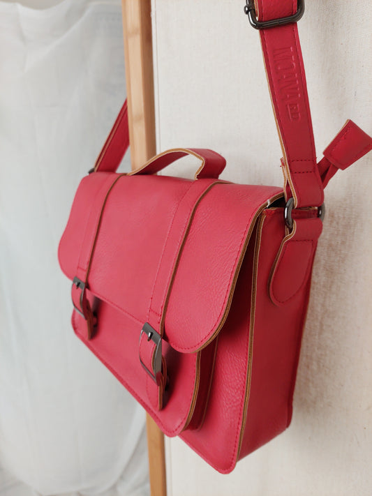 Primary School Bag - P Y O Raspberry