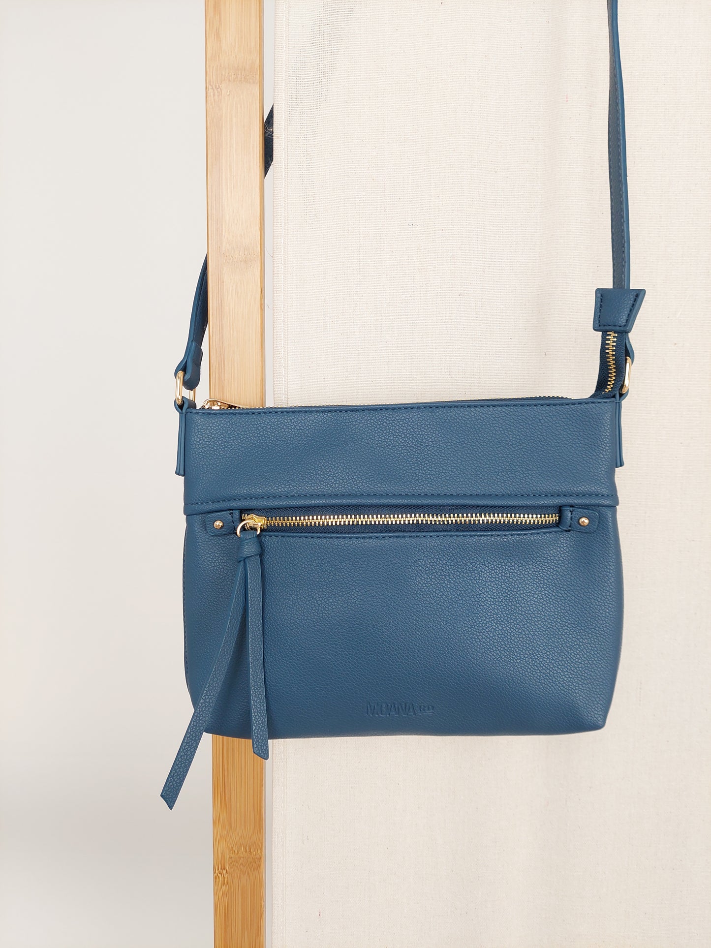 Vegan Leather Thorndon Bag - Navy