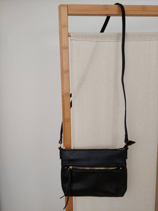 Vegan Leather Thorndon Bag - Black