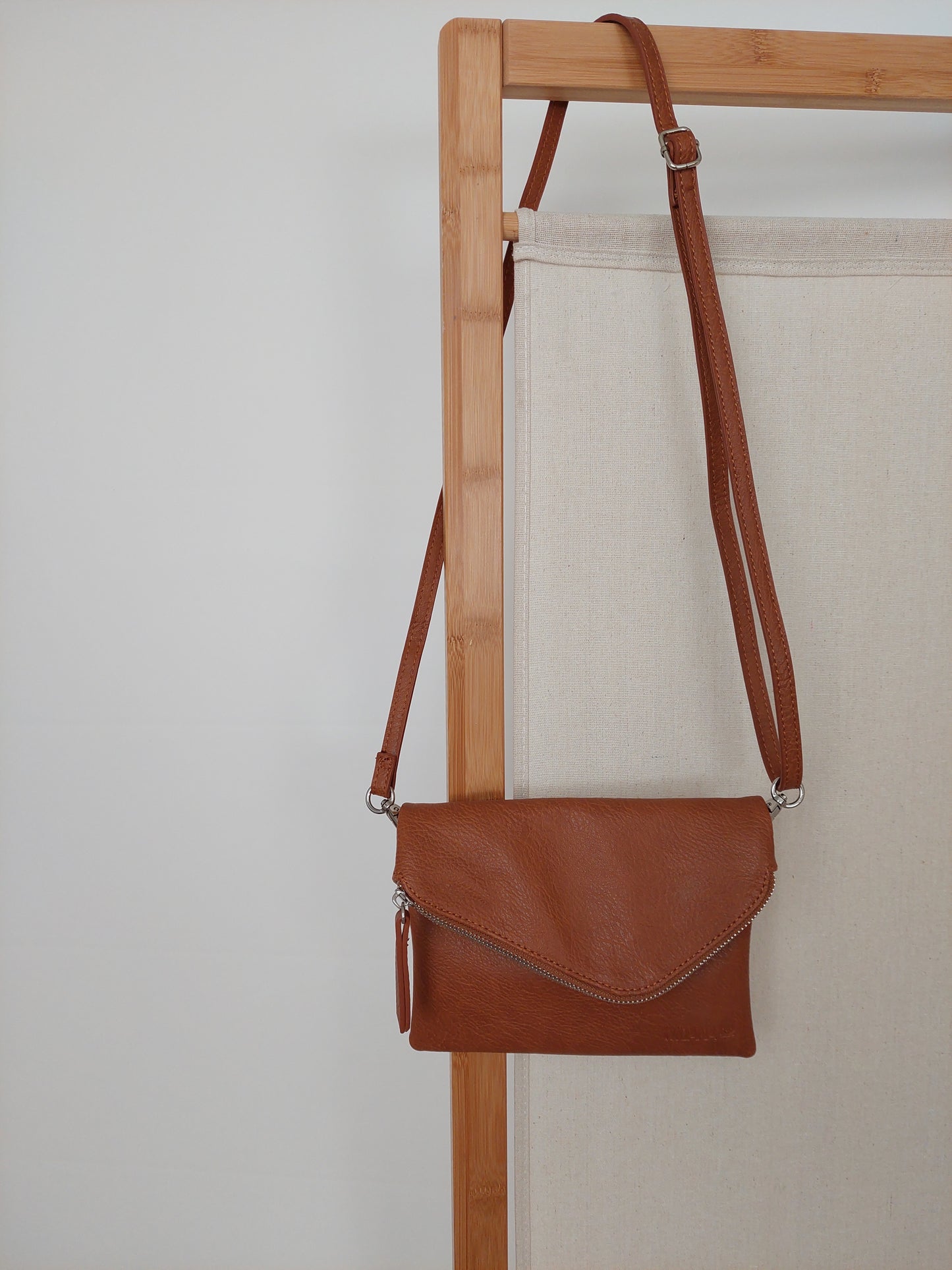 Vegan Leather Grey Lynn Bag - Tan