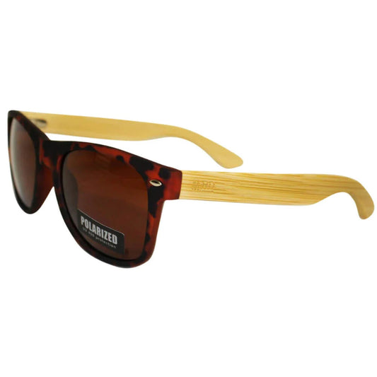 50/50s Sunglasses - Tortoiseshell with Wood Arms