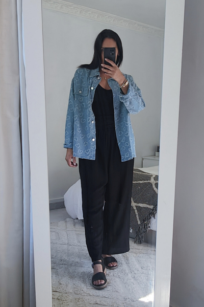 Black Denim - Daydreamer Shacket