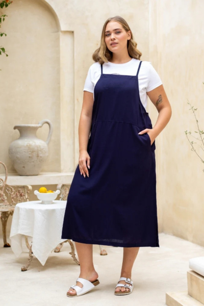 Apron Dress - Ink
