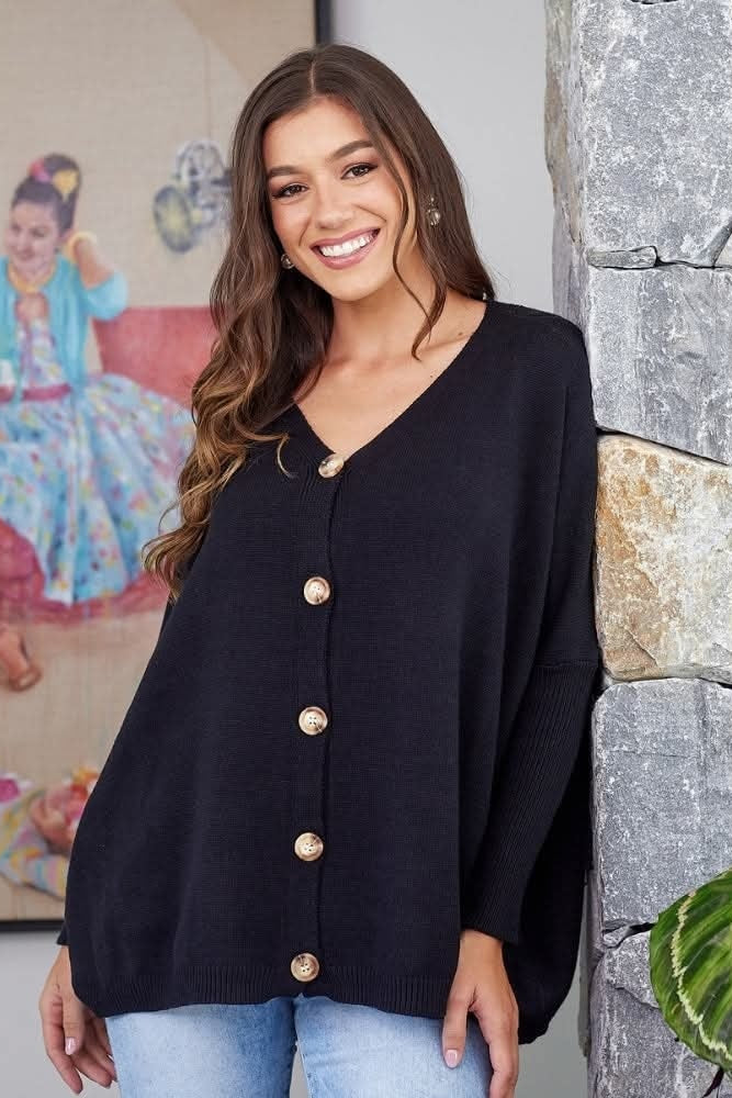 Black - Chelsea Knit