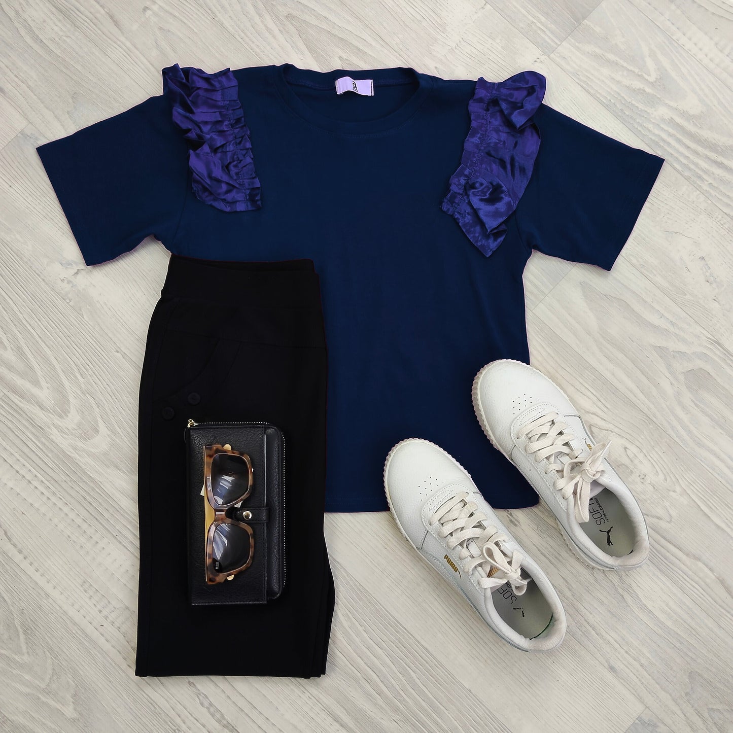 Lainey Tee - Navy