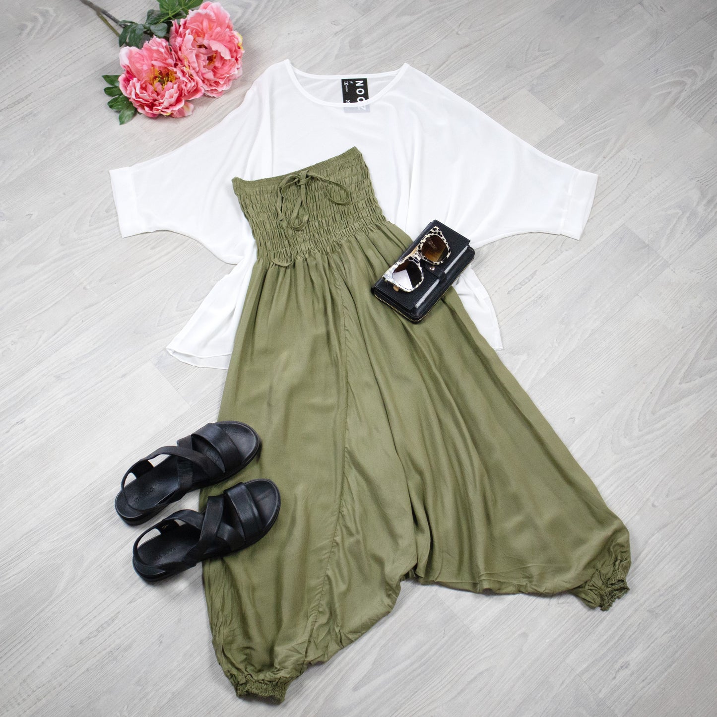 Aladdin Pants/Jumpsuit - Olive