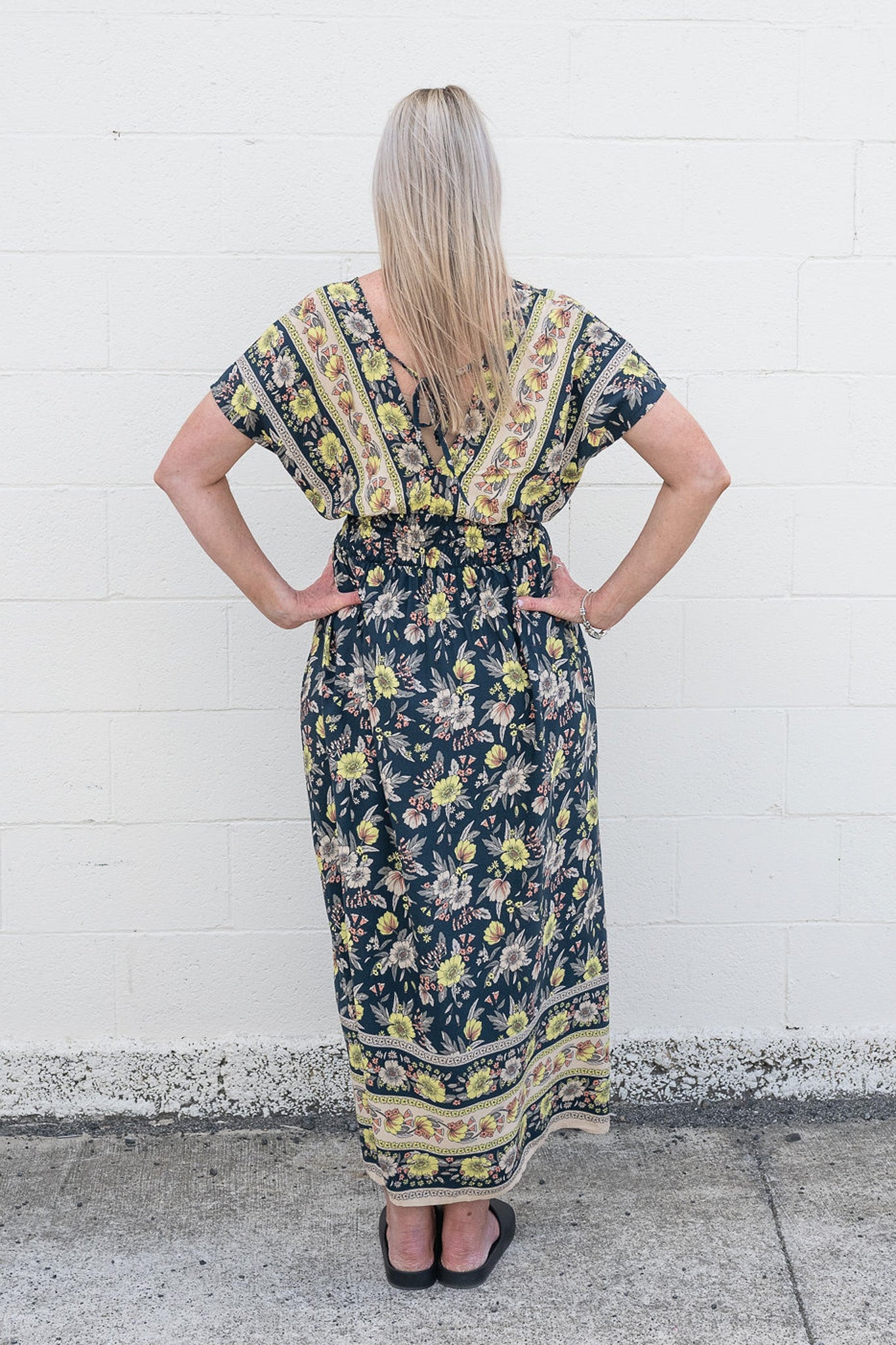 Golden Sweet Pea - Boho Malia Maxi Dress