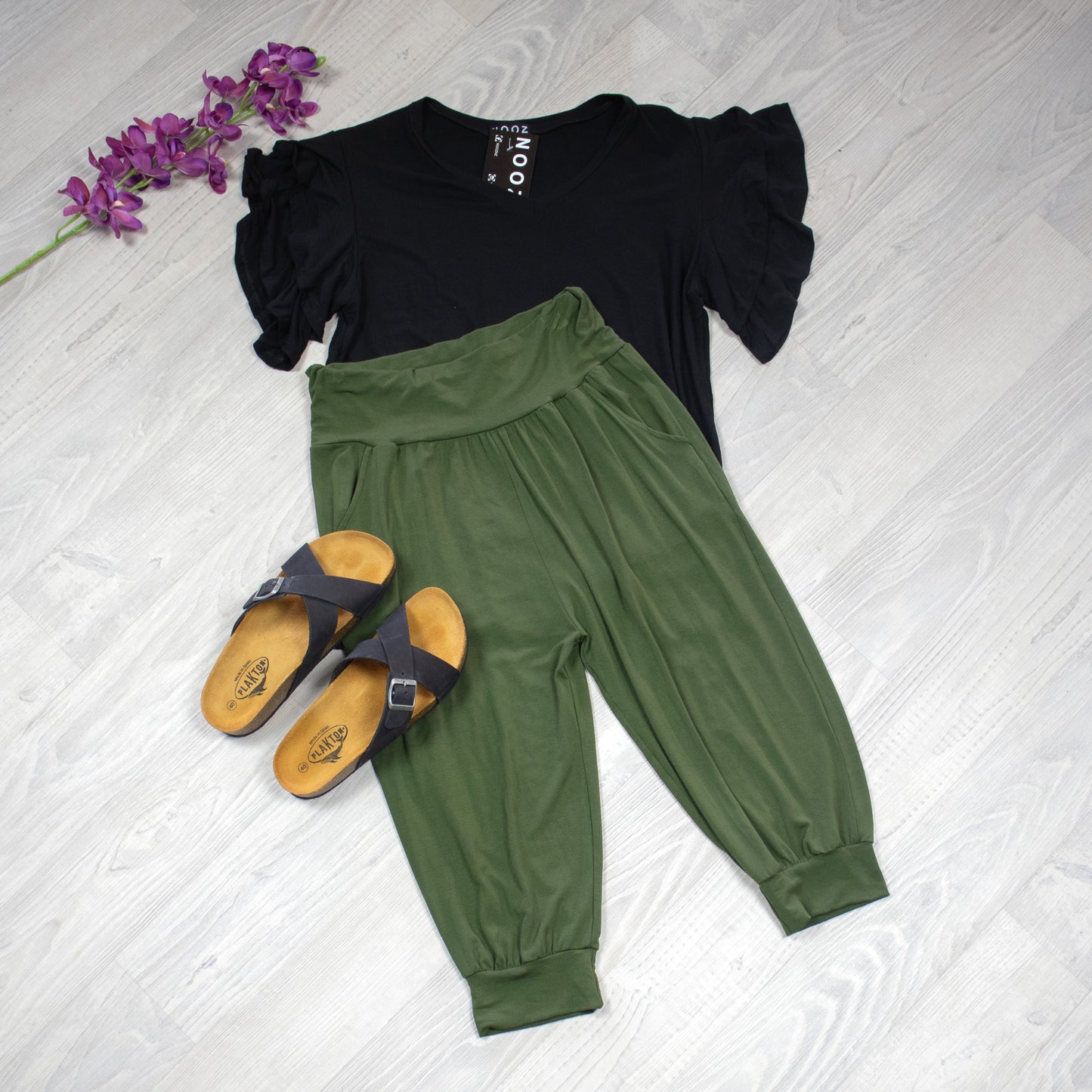 Green - 3/4 Lounge Pants