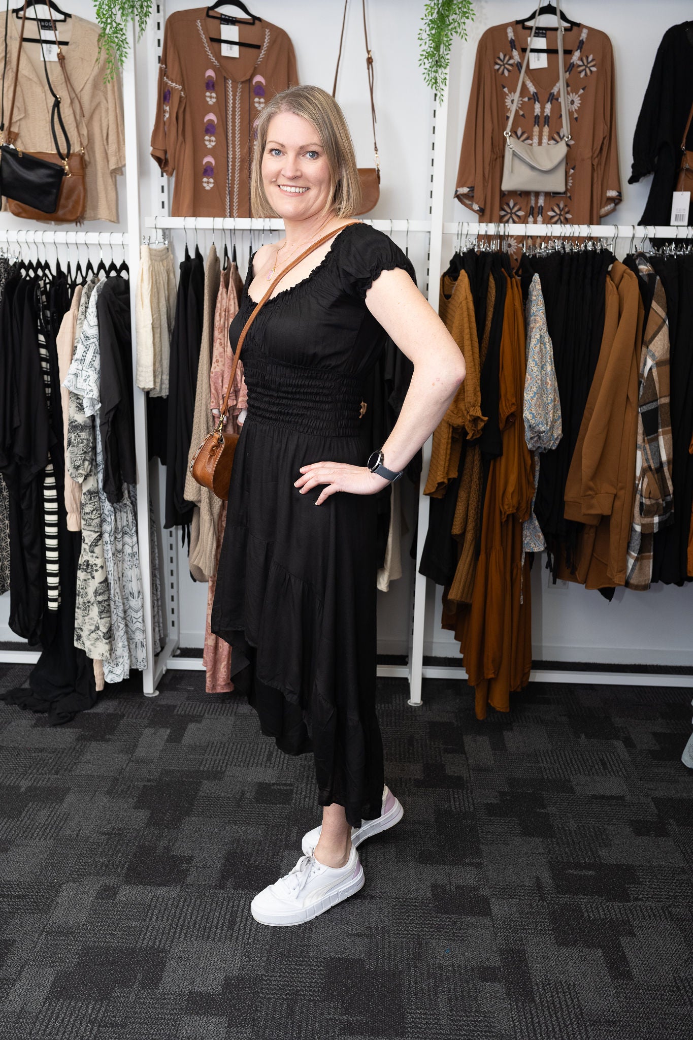 Boho Kalisi Dress - Liquorice