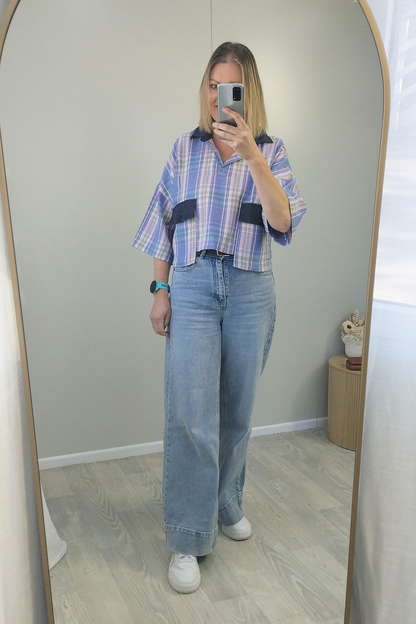 Cropped Harley Top - Blues