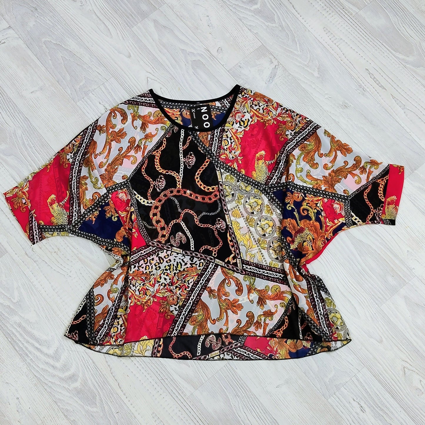 Bold Regal Draped Top - Solid Collection