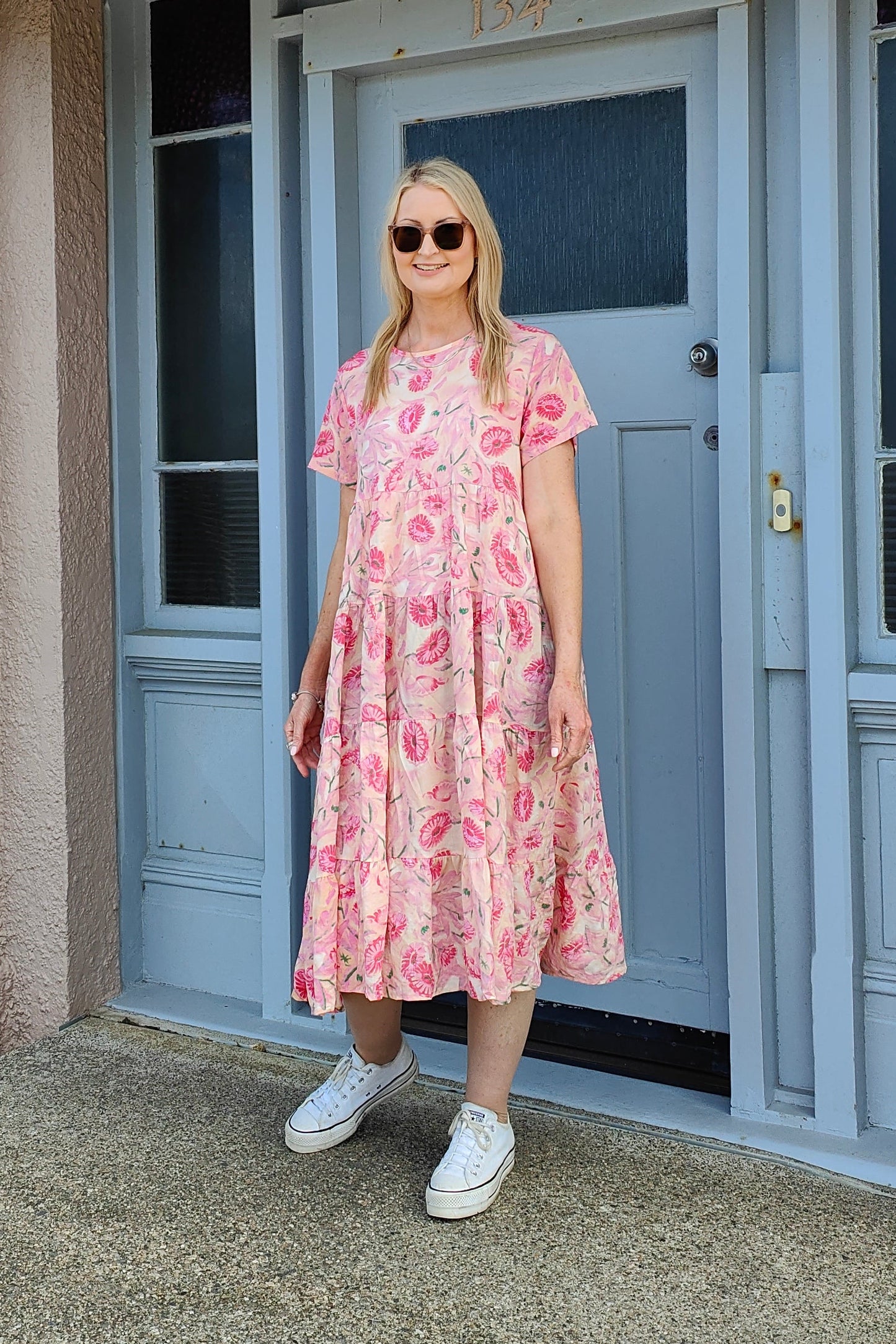 Nula Dress - Pink Floral