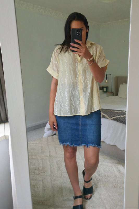 Tilly Blouse - Lemon