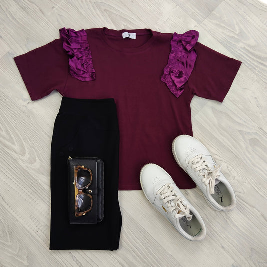 Lainey Tee - Plum