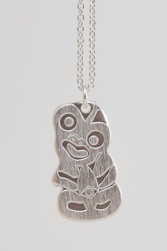 Silver - Tiki Necklace
