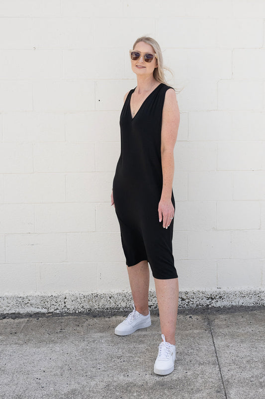Kaitlyn Tank Dress - Black