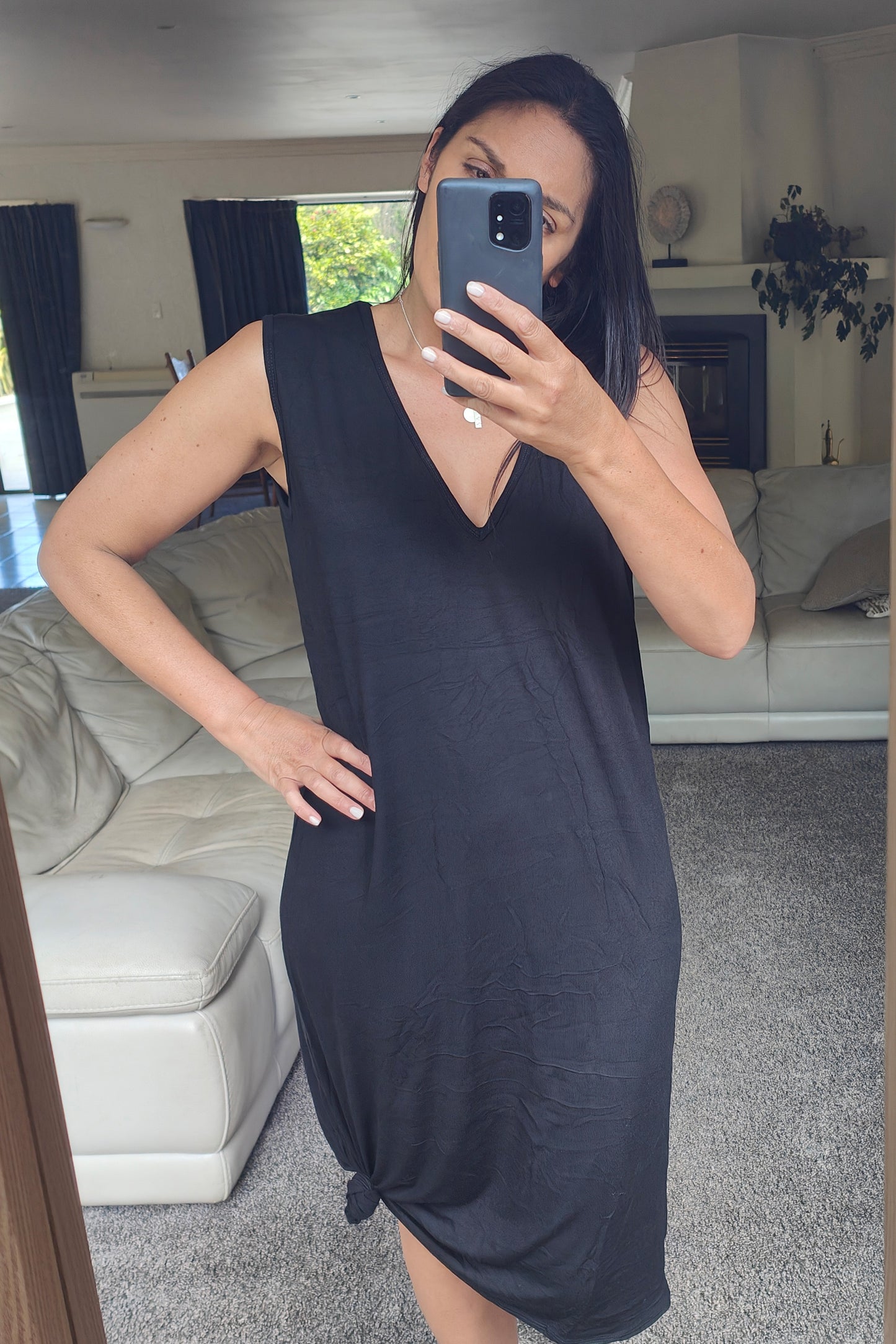 Kaitlyn Tank Dress - Black