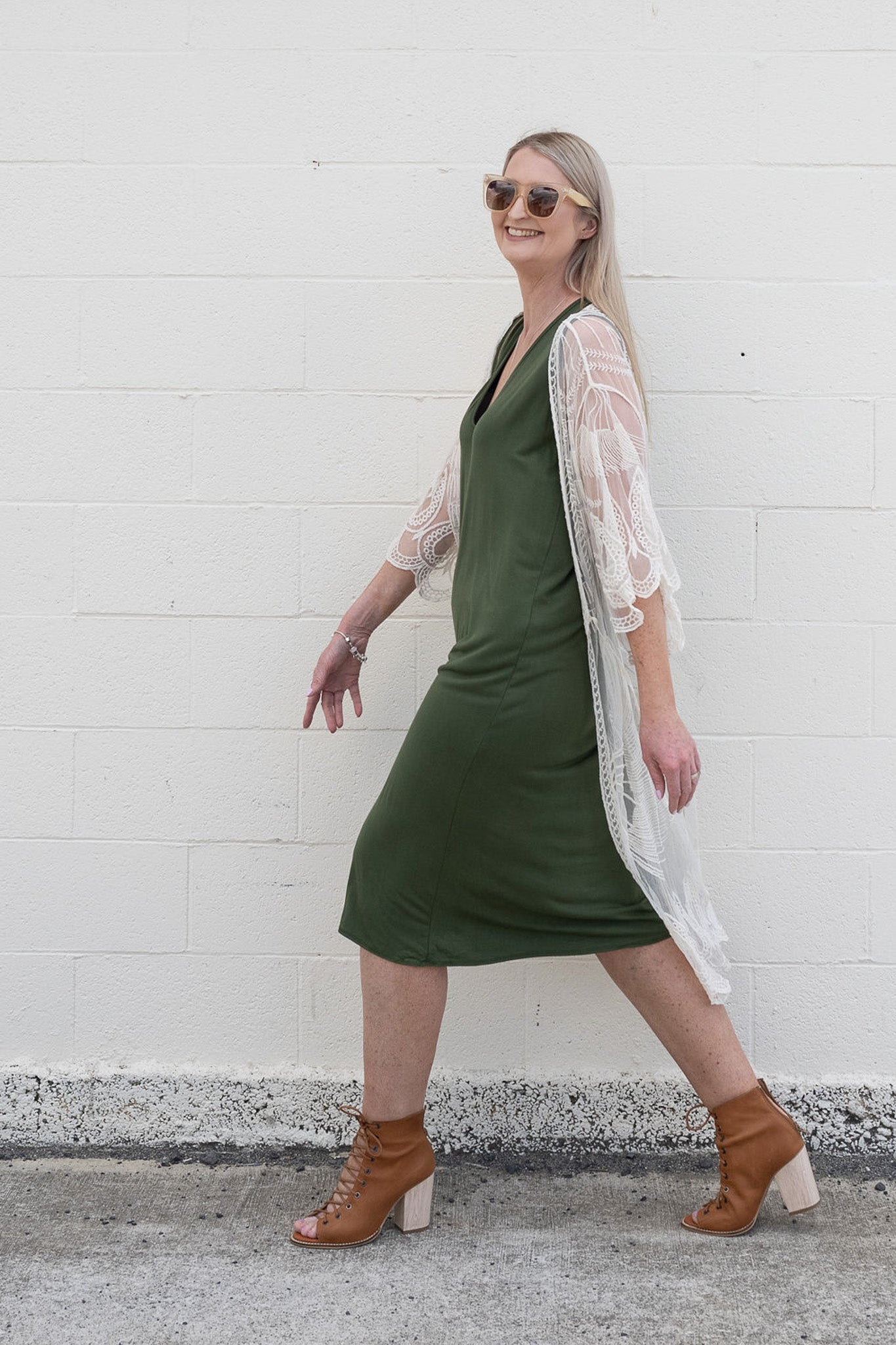 Kaitlyn Tank Dress - Olive