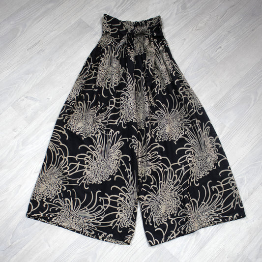 Loose Tie Palazzo Pants - Dahlia
