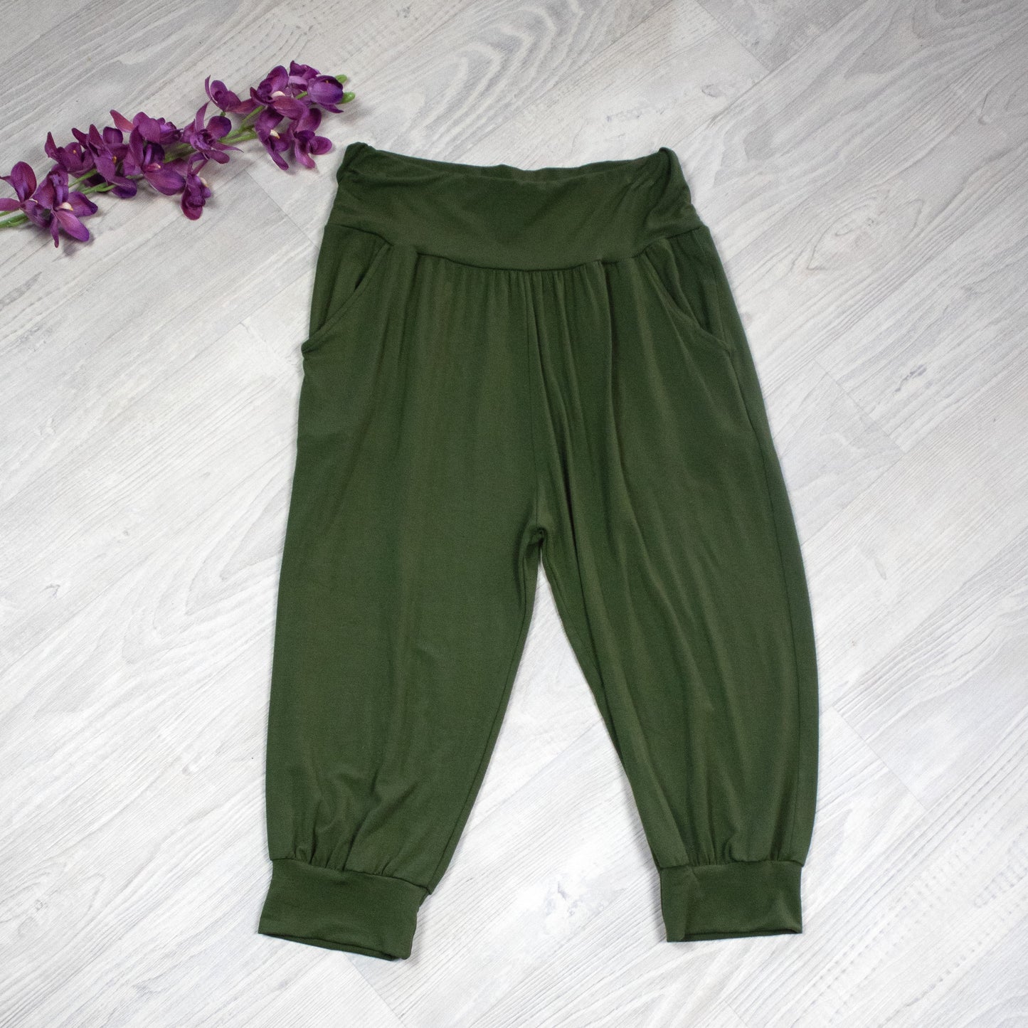 Green - 3/4 Lounge Pants