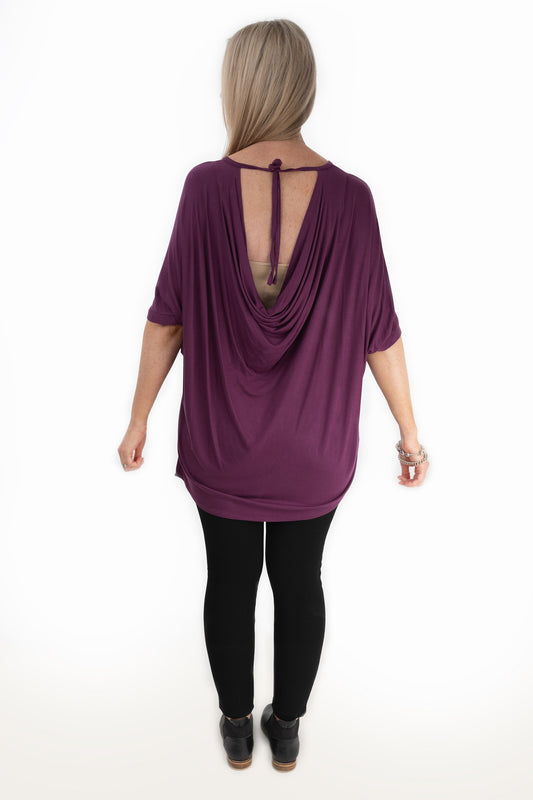 Magenta Multi-way Top
