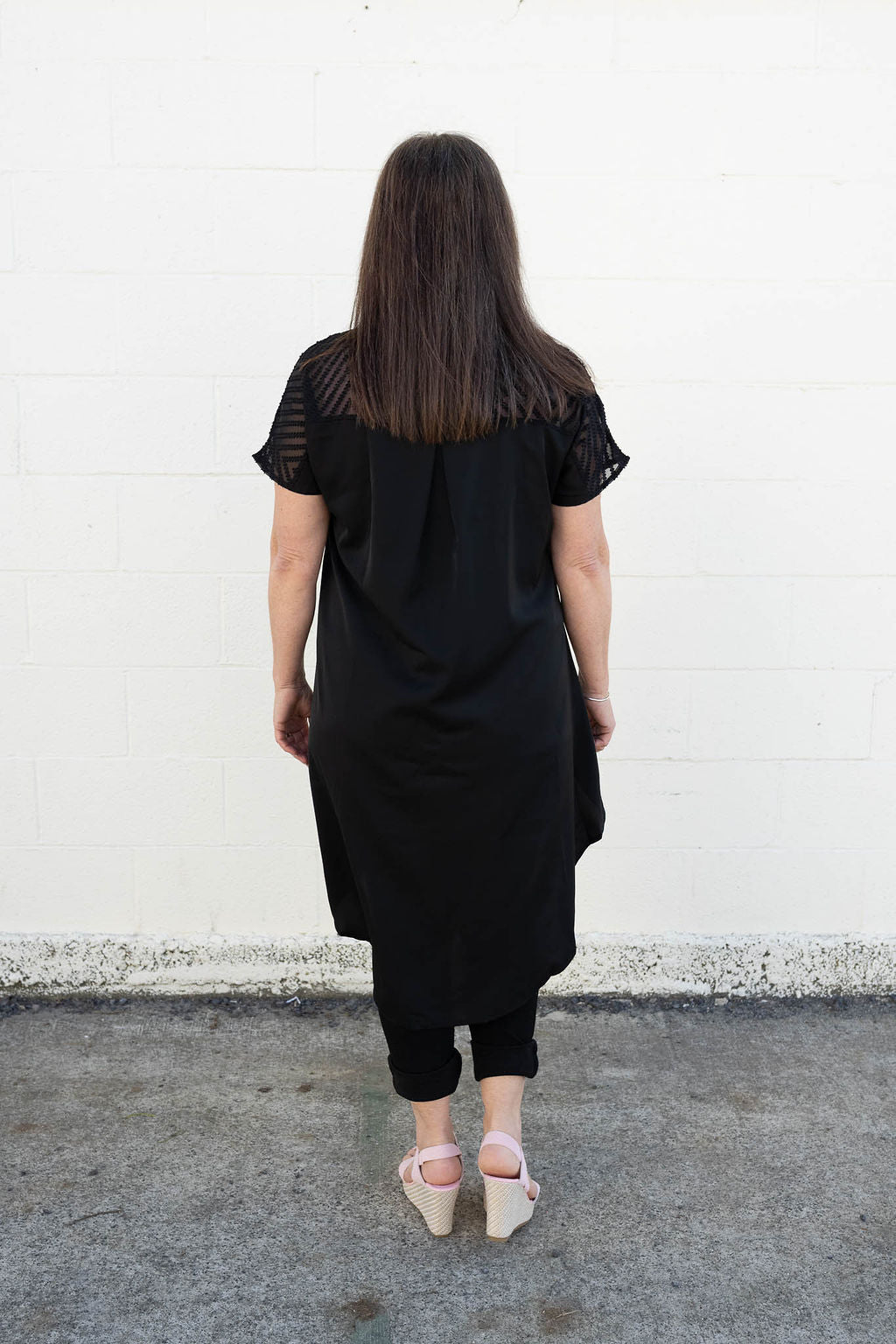 Mariah Long-Back Overtop - Black