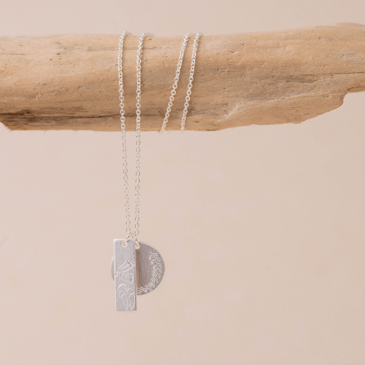 Kowhai Spring Necklace - Silver