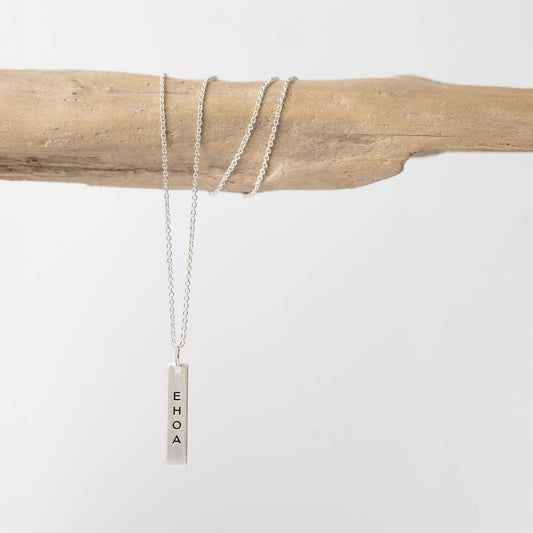 E Hoa - Friend - Necklace - Silver