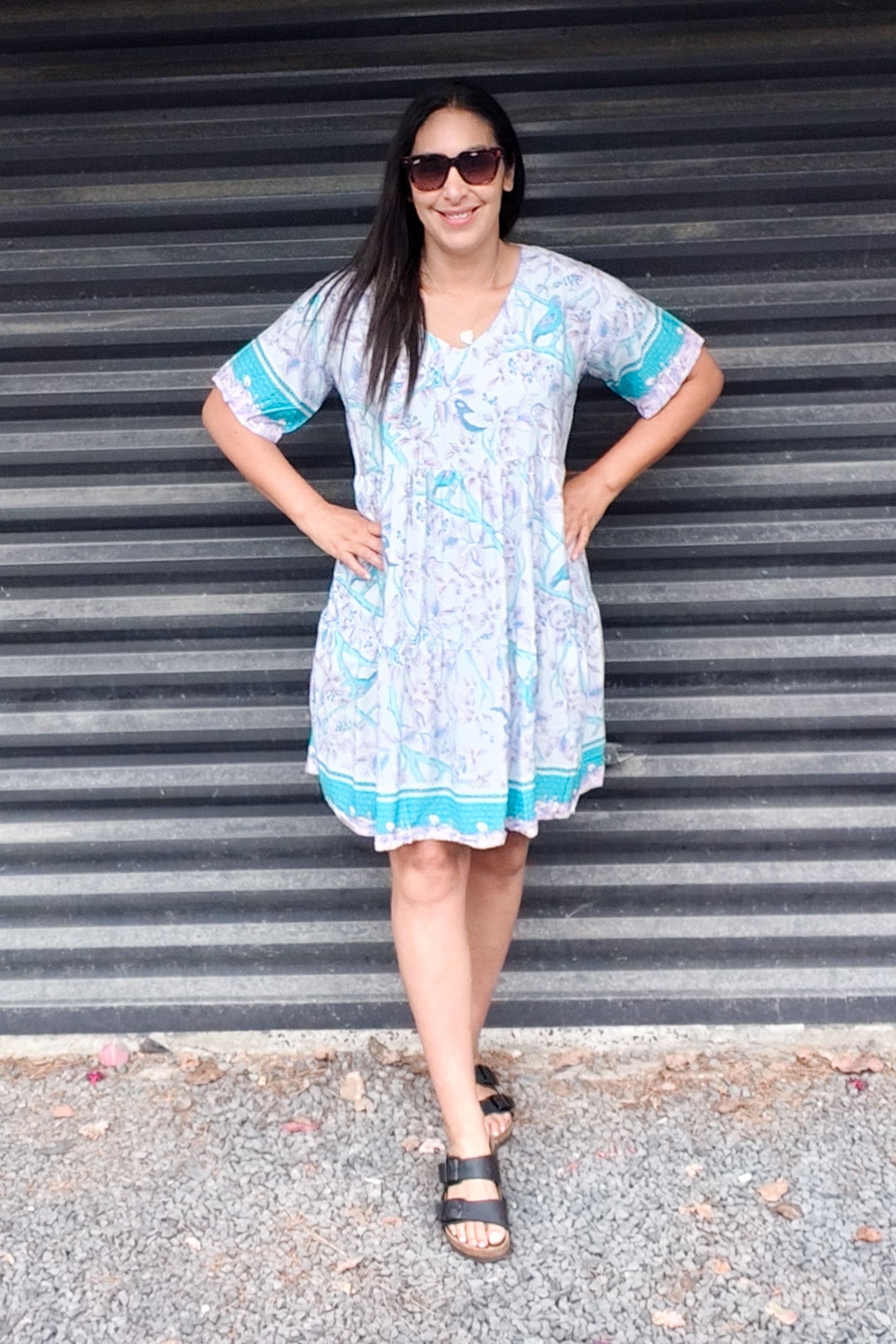 Lilac Love - Boho Kalani Babydoll Dress