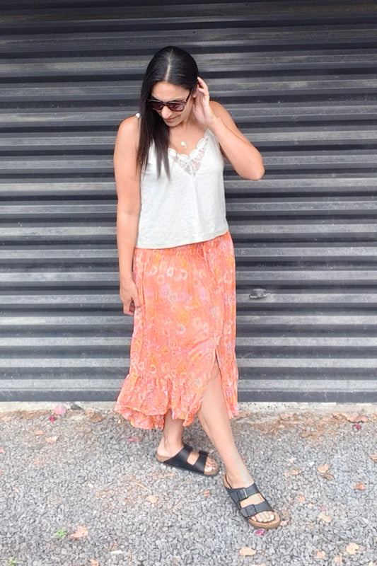 Tangerine Dove -  Magnolia Maxi Skirt