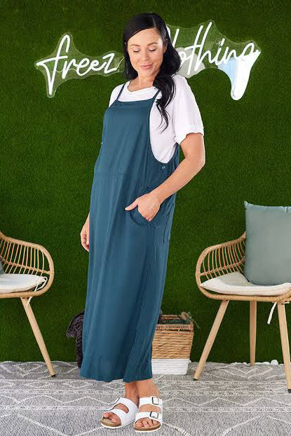 Apron Dress - Teal