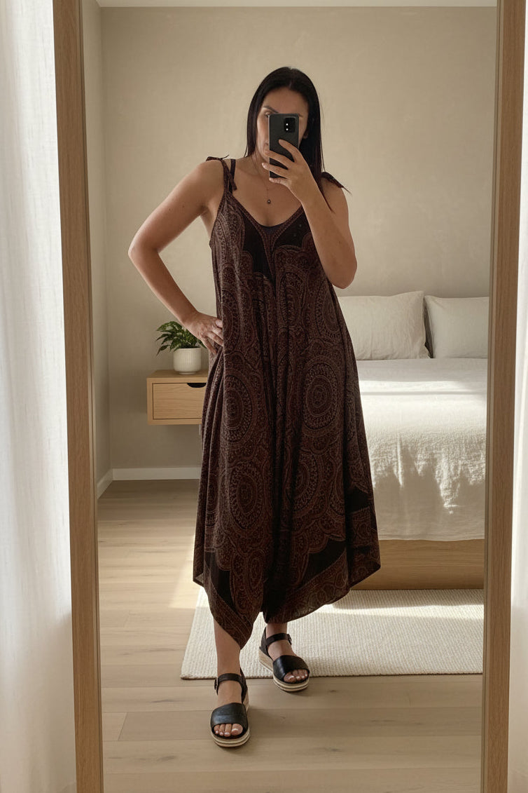 Chocolate Mandala Resort Jumpsuit