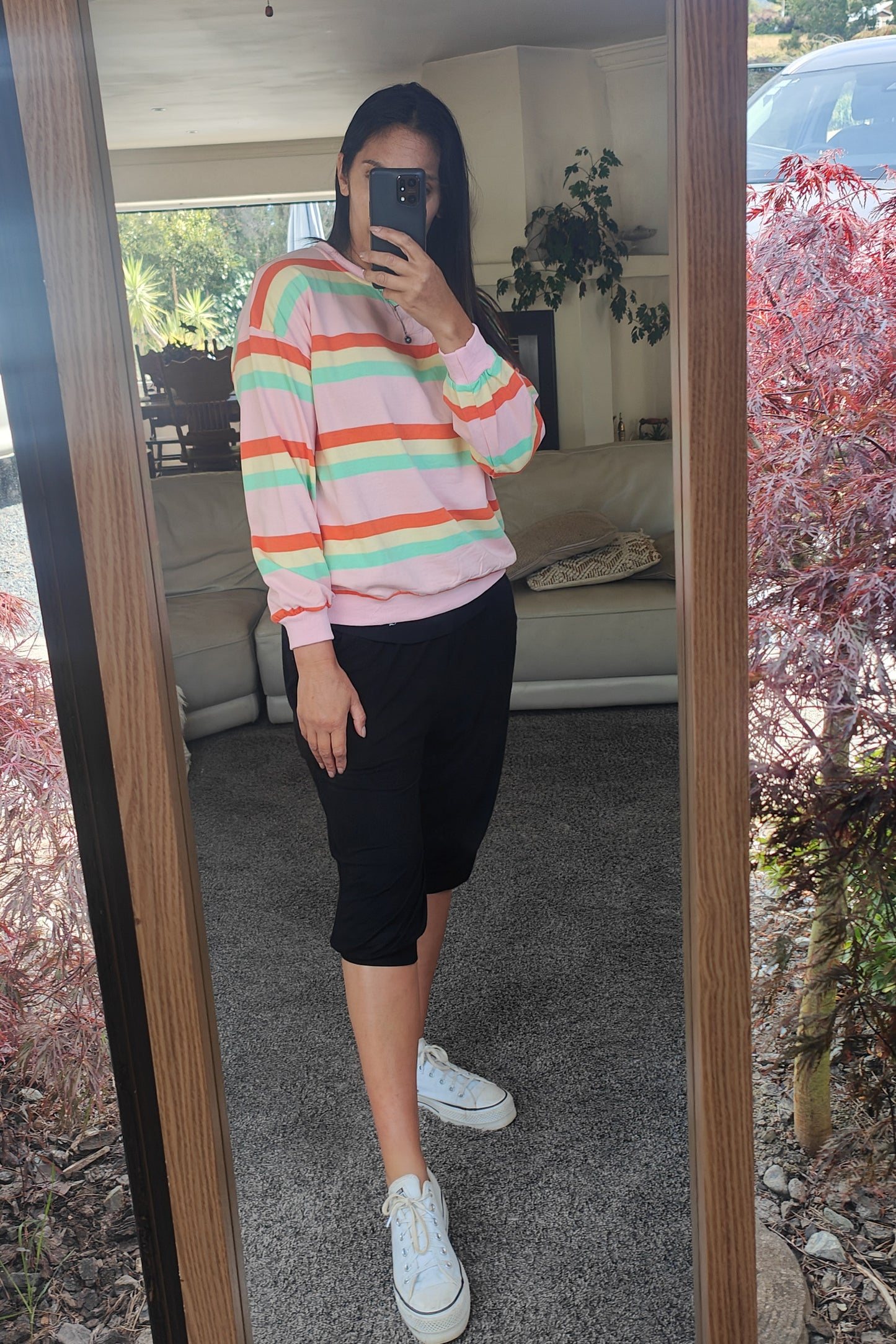 Bold Bright Striped Crew - Candy