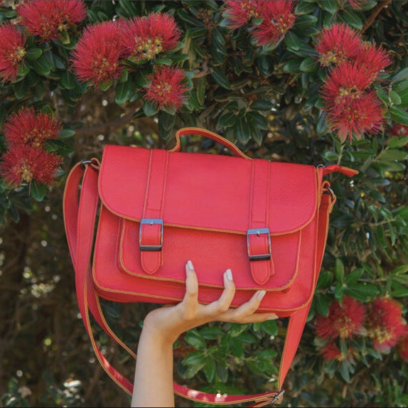 Primary School Bag - P Y O Raspberry