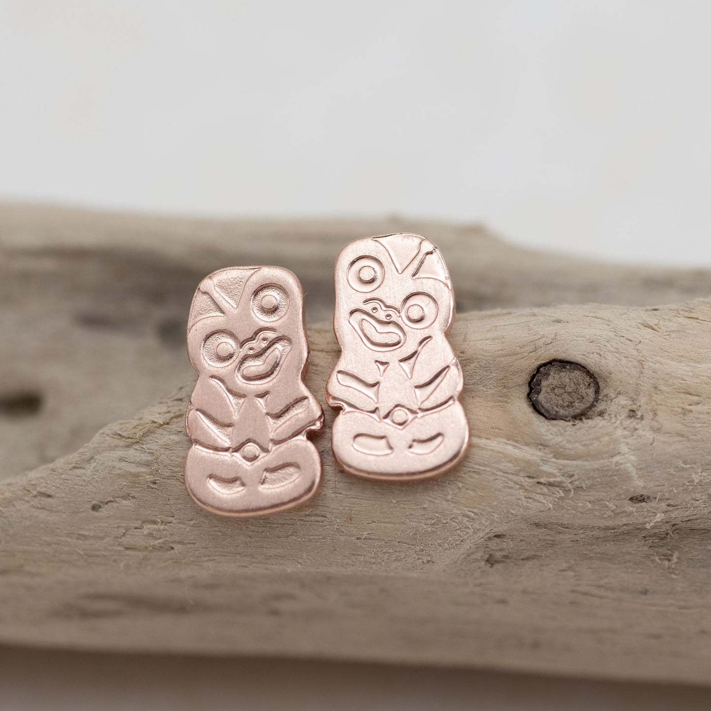 Rose Gold - Tiki Earrings