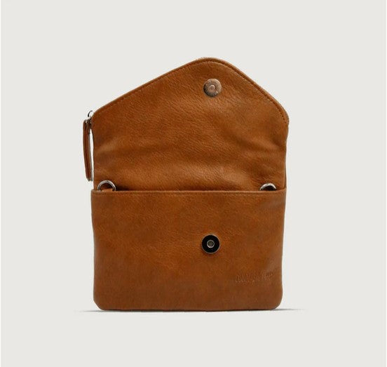 Vegan Leather Grey Lynn Bag - Tan