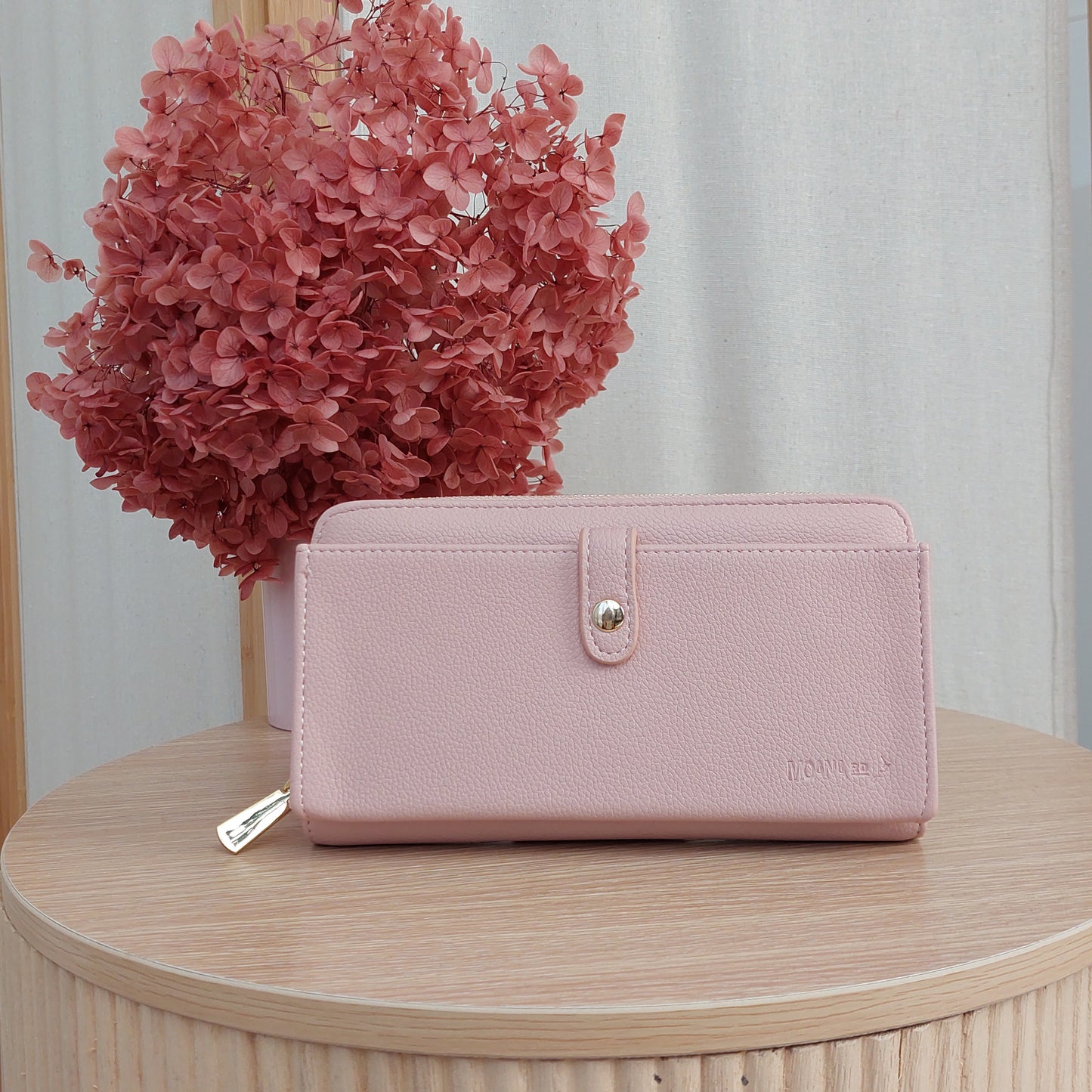 Vegan Leather Fitzroy Wallet - Pink