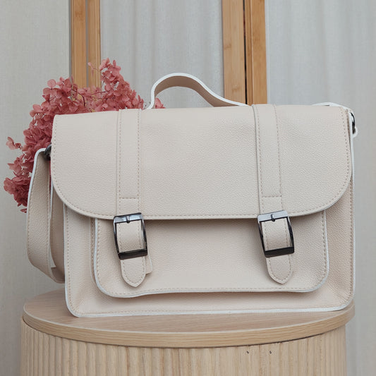 Primary School Bag - Pavlova Cream