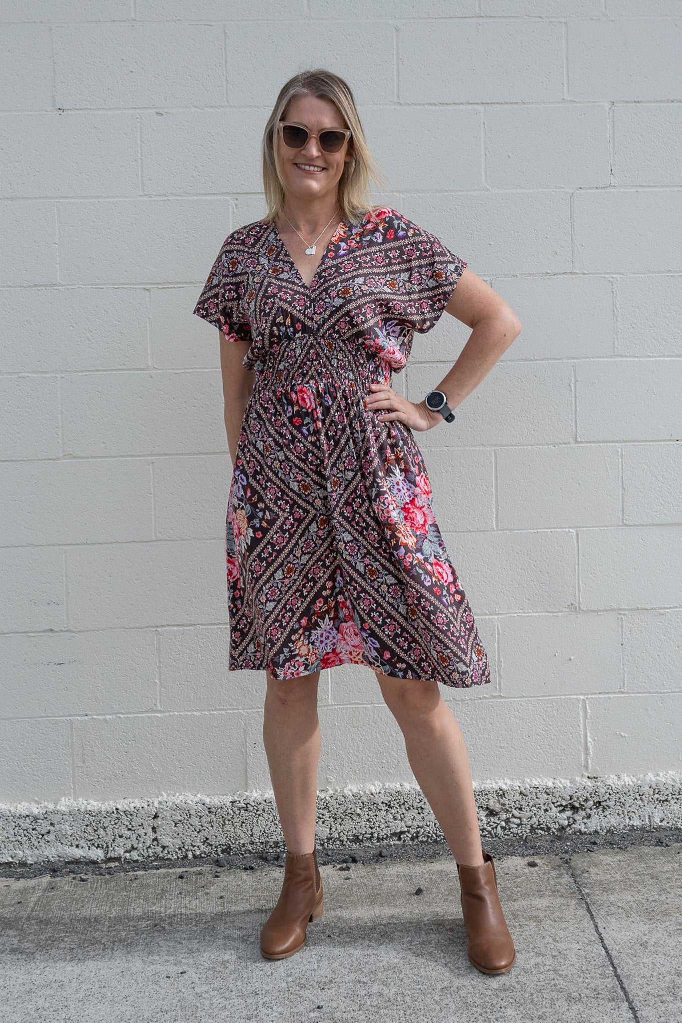 Woodland Floral - Shorter Boho Malia Dress