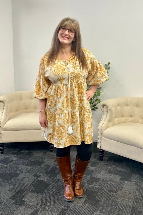 Antique Burnished Copper Tunic