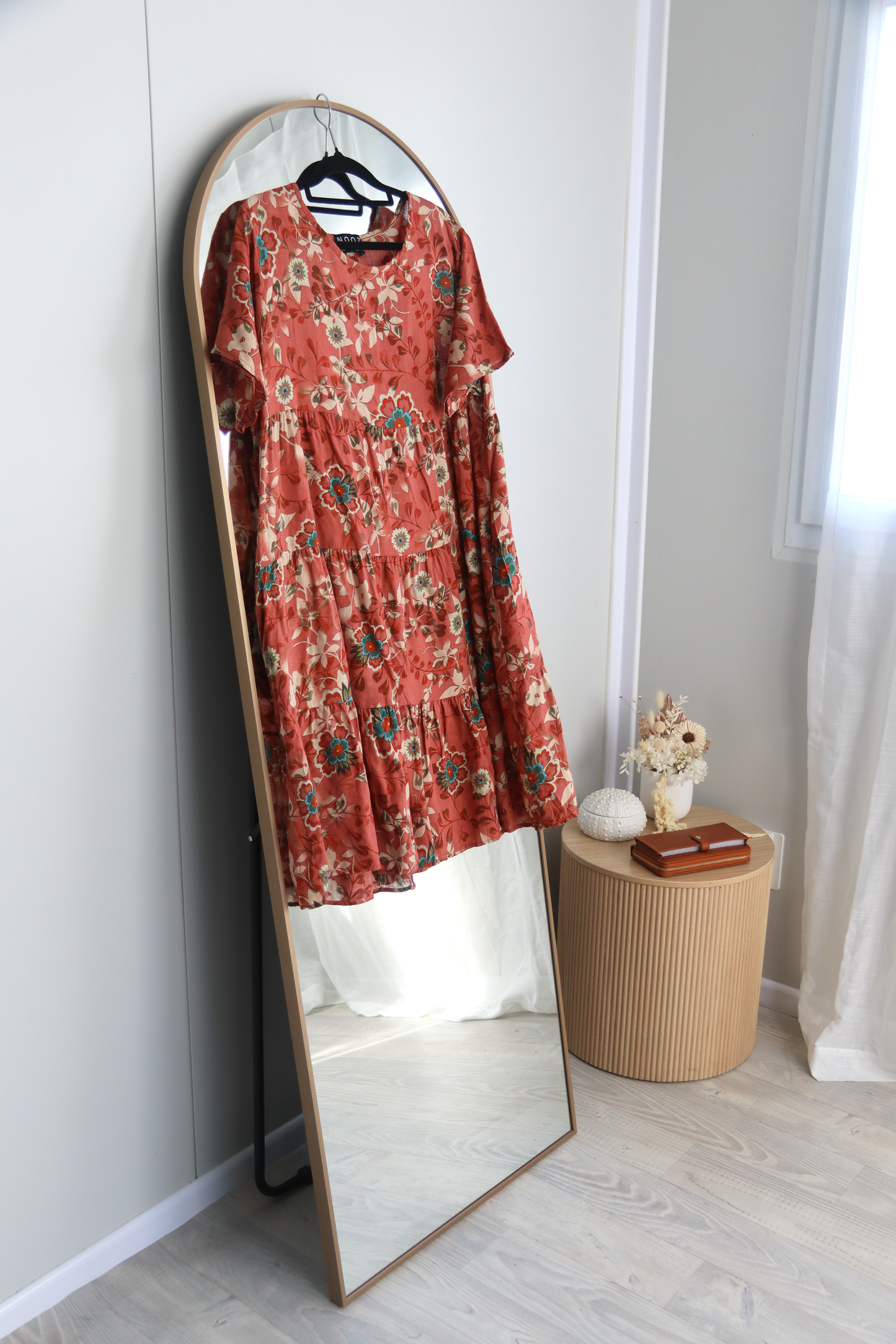 Tiered Babydoll Dress - Rose Floral