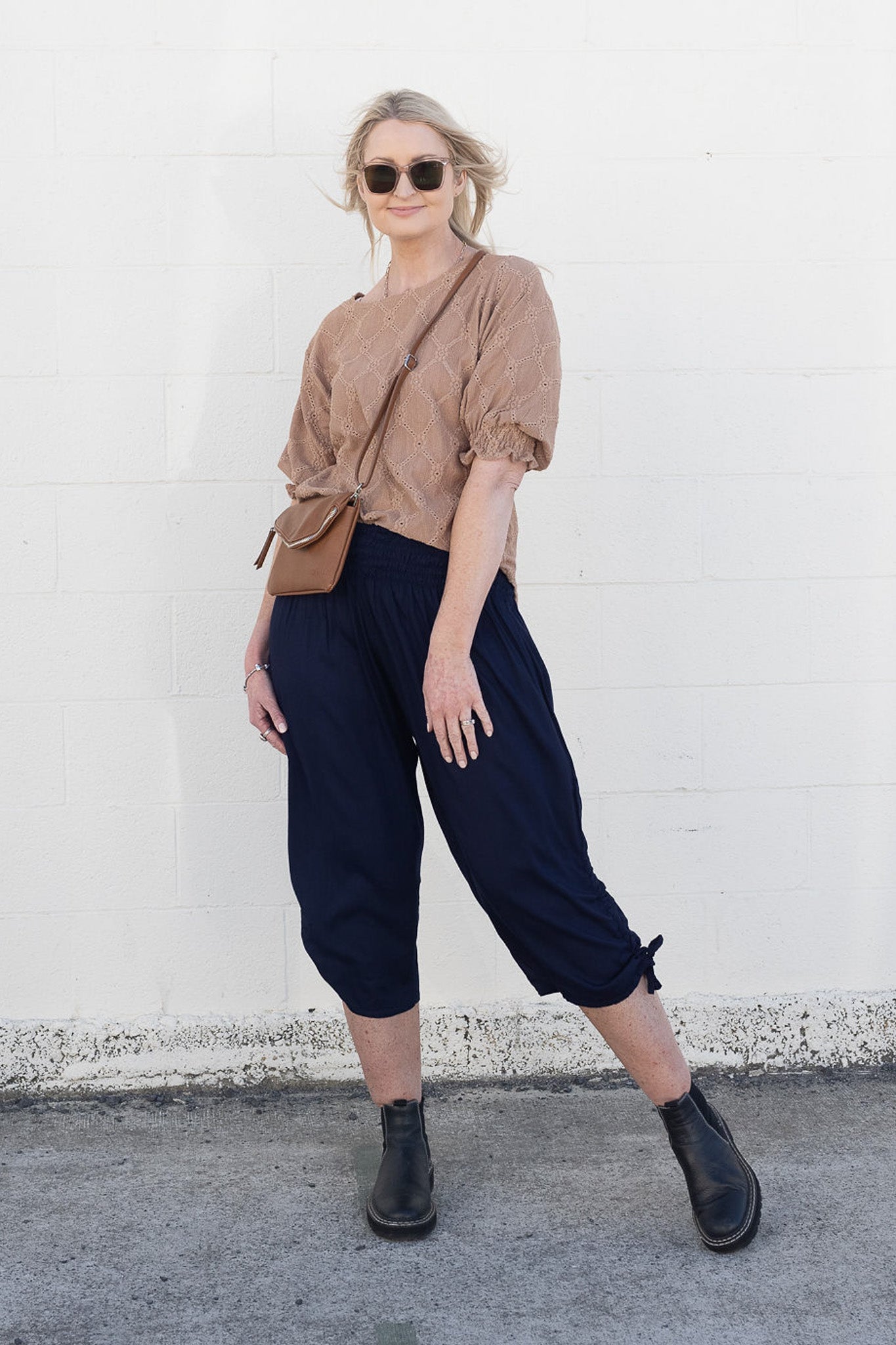 Navy - Loose Bali Culottes