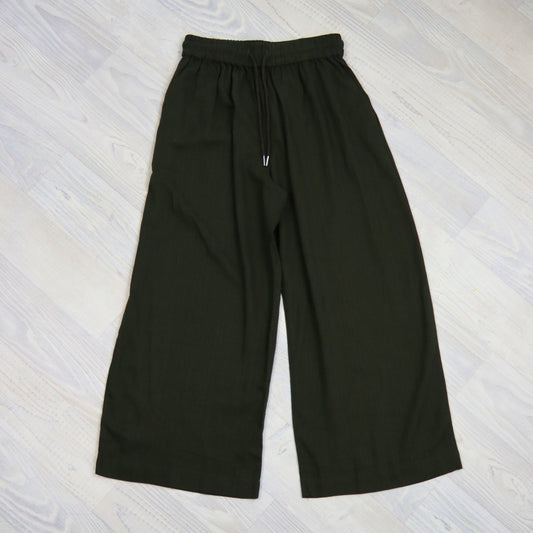 Wide Leg Taylor Pants - Khaki
