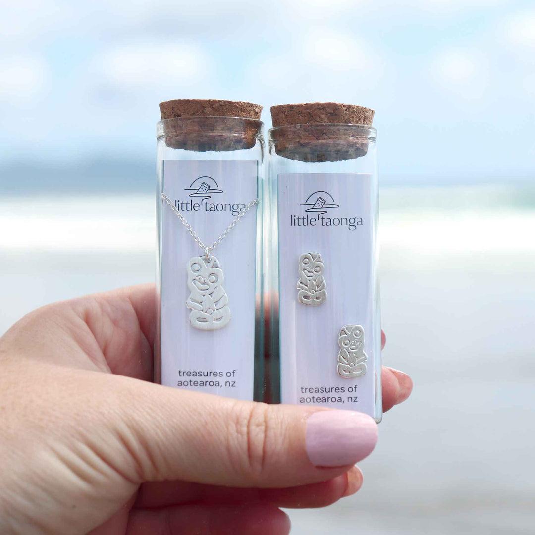 Silver - Tiki Necklace