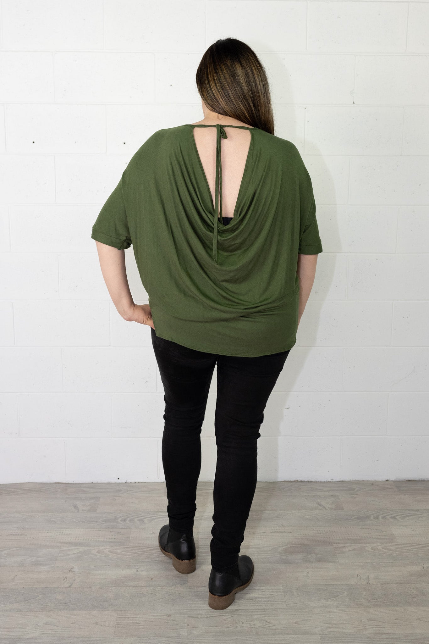 Olive Multi-way Top