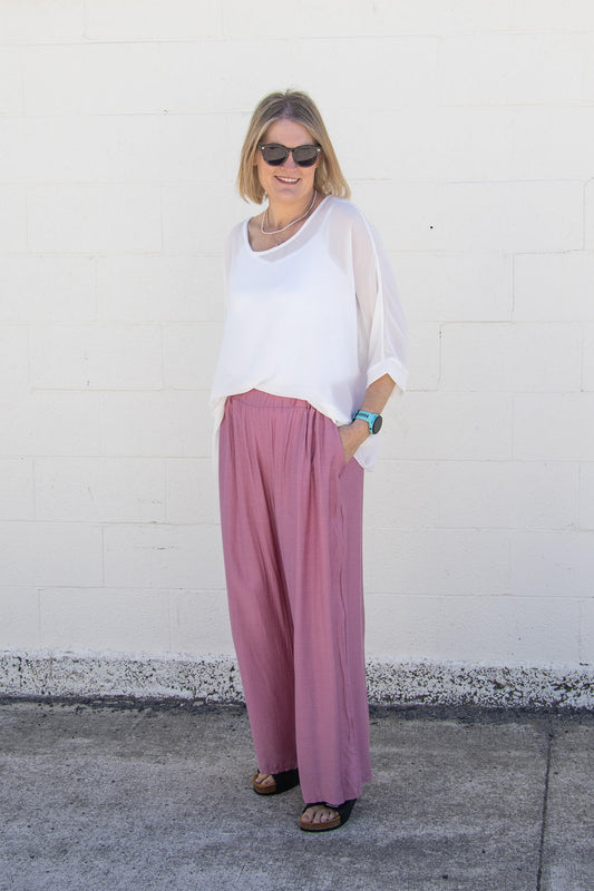 Blush - Straight Leg Pants