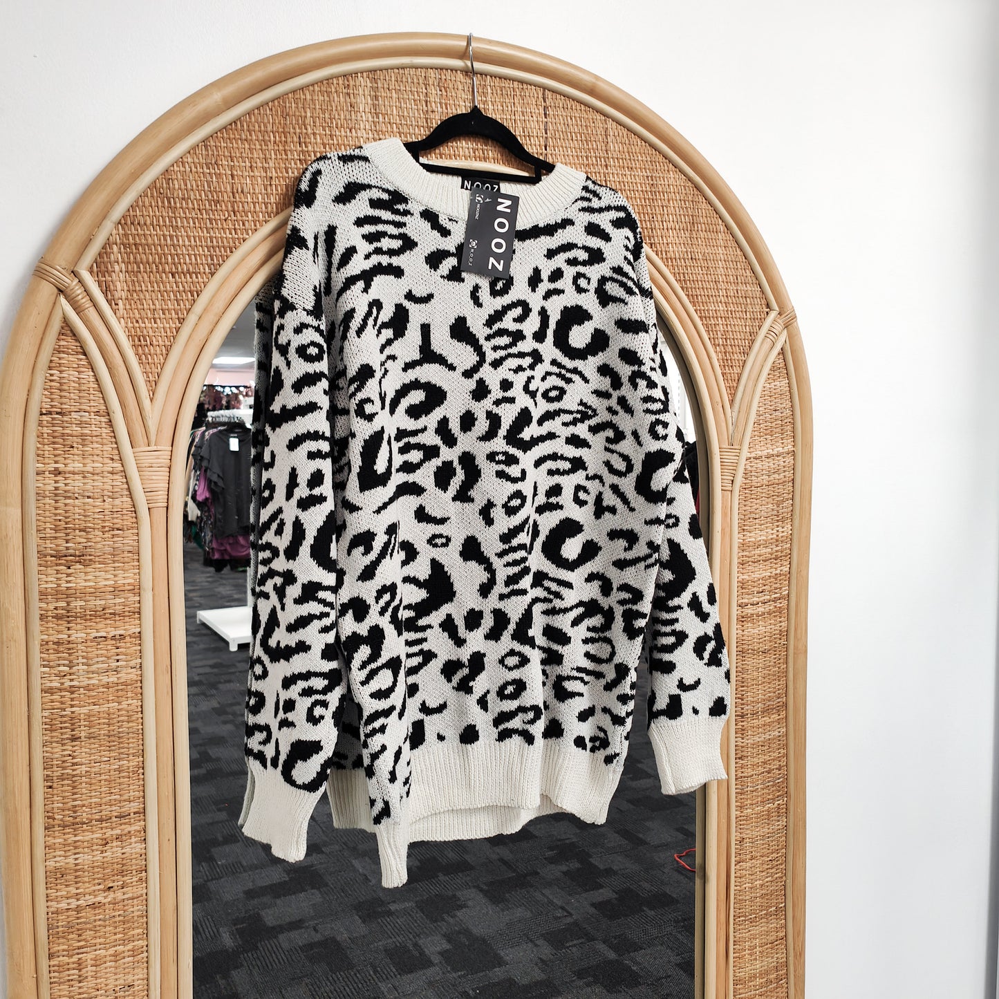 Long Animale Jersey - White