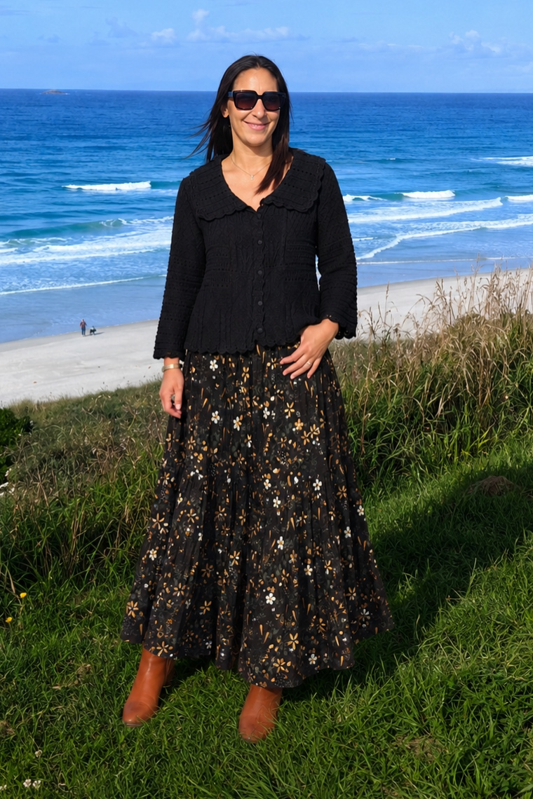 Tiered Victoria Maxi Skirt - Wildwood Enchanted